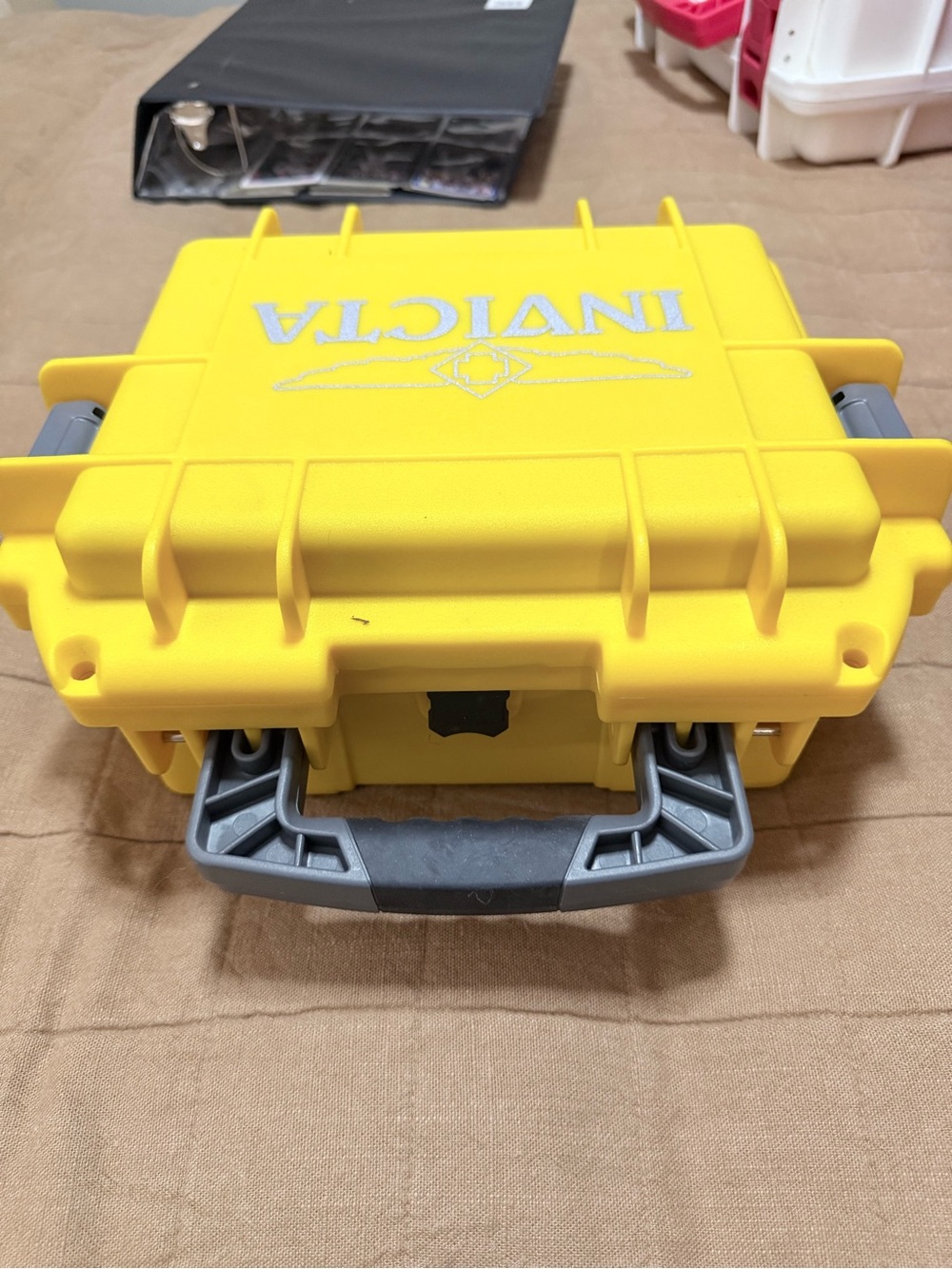 Invicta Yellow Hard Case Travel Box